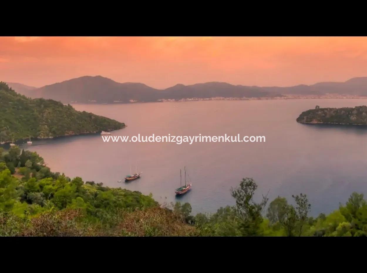 Marmaris Island Dorf Am Meer 4000M2 Land Zum Verkauf Marmaris Schnäppchen Land Zum Verkauf Auf Dem Seeweg