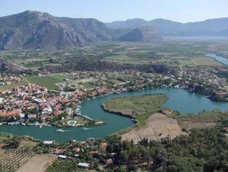 Maras In Dalyan Zum Verkauf In Dalyan 7300M2 %5 Grundstück Zum Verkauf