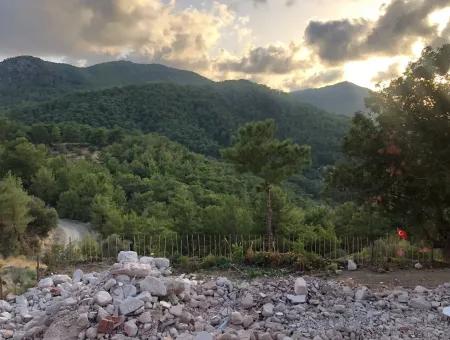 Grundstück Zu Verkaufen Mit 1000M2 Meerblick In Gokbel