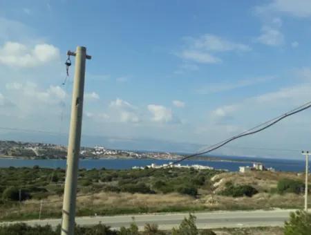 Grundstück Zum Verkauf In Der Nachbarschaft Von Çeşme Dalyan Mit Vollem Meerblick 1176M2 Zoneneinteilung