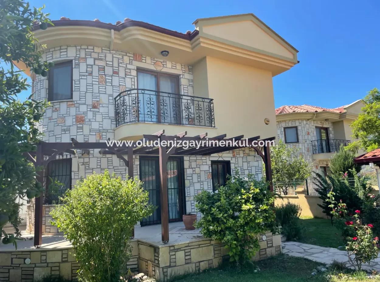 3 1 Villa For Sale In 600M2 Plot In Dalyan Gülpınar