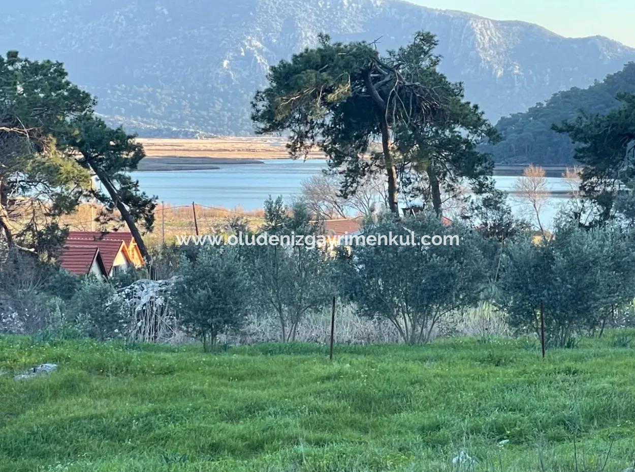 Çandır'sa Land For Sale With Sea And Lake View 545M2