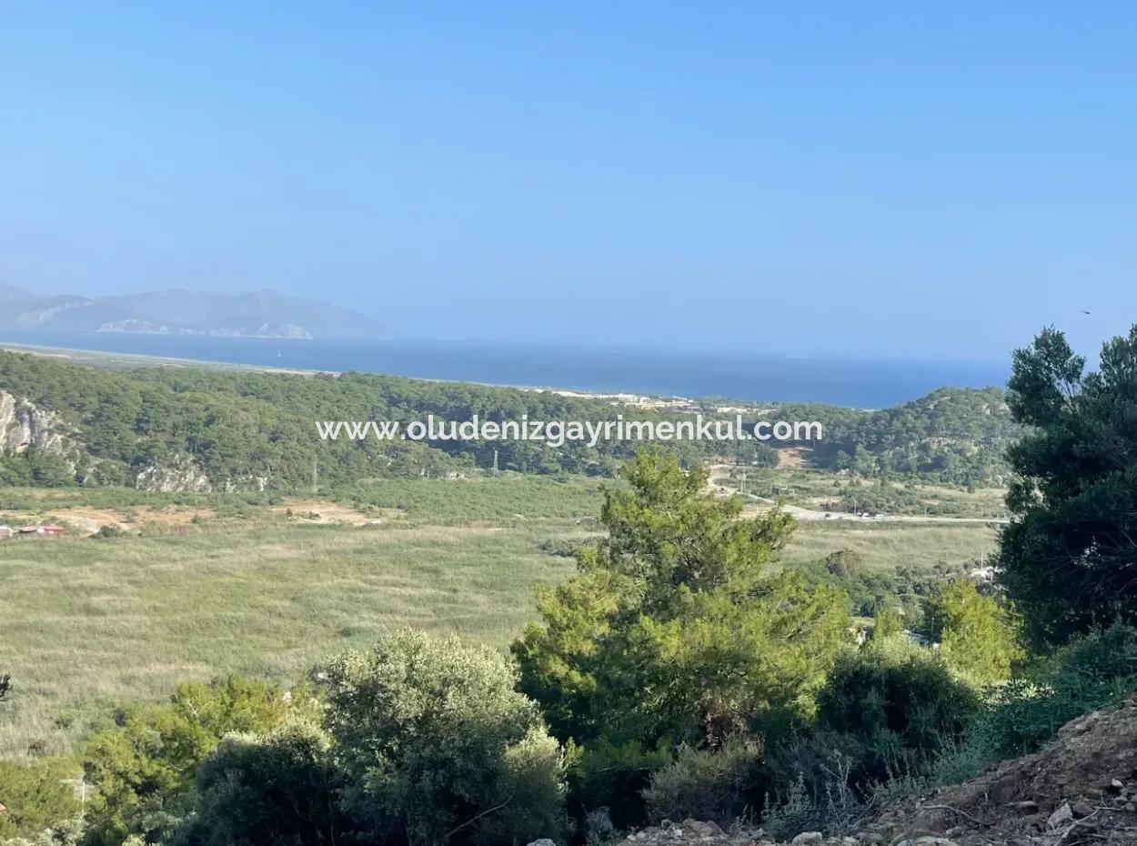 Land For Sale In Sarigerme 425M2 With Full Sea View