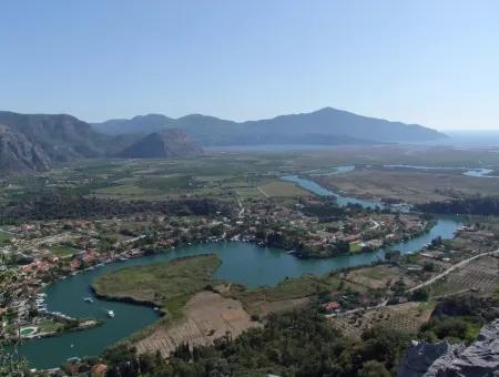 Dalyan Satılık Arsa Dalyan Maraşda 7300M2 %5 İmarlı Satılık Arsa