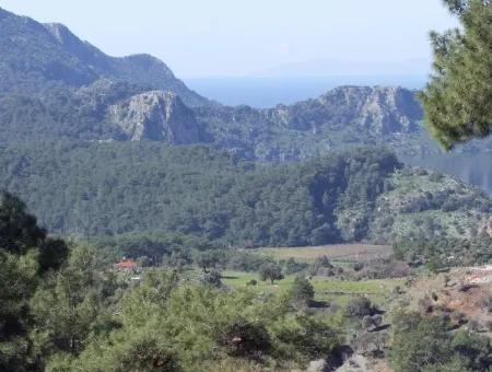 Gökbelde Satılık Tarla Arsadeniz Manzaralı Satılık Arsa